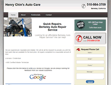 Tablet Screenshot of berkeleyautorepairservice.com